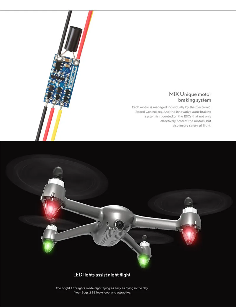 MJX B2SE бесщеточный двигатель RC Drone 1080 P HD камера 5 г Wi Fi FPV системы Точные gps высота удерживайте умный полет один ключ следовать Quadcopter