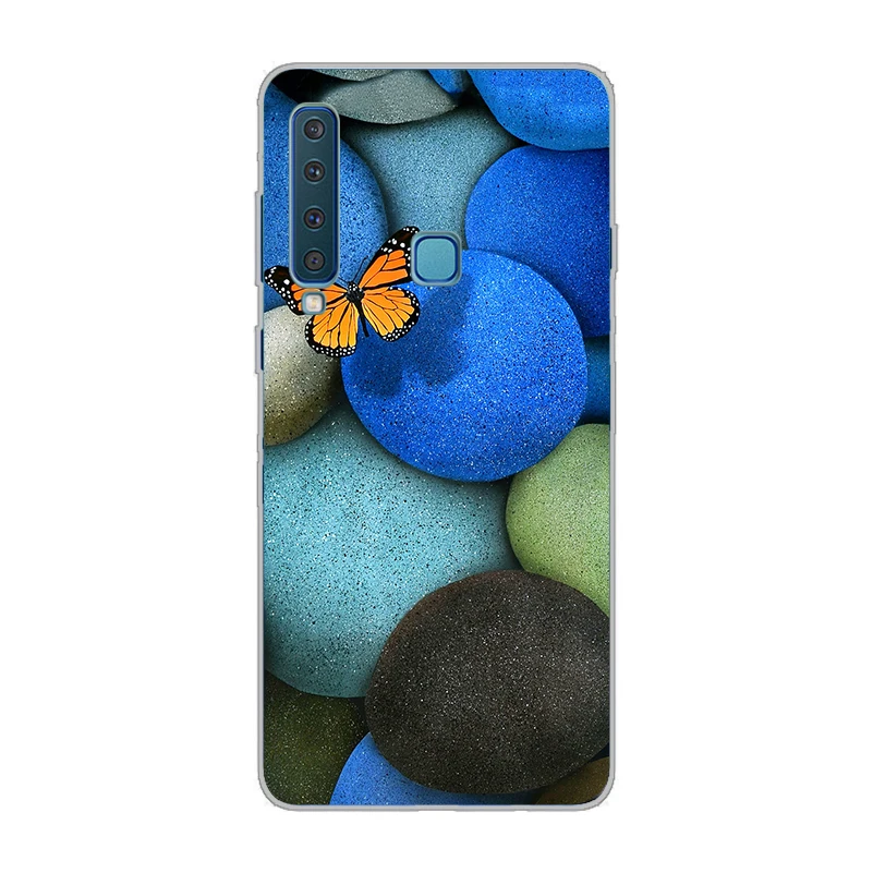 ciciber Phone Case for Samsung Galaxy A6 A8 A7 A9 Plus 2018 Star Cover A5 A3 2016 2017 A6S Pineapple Love Feather |