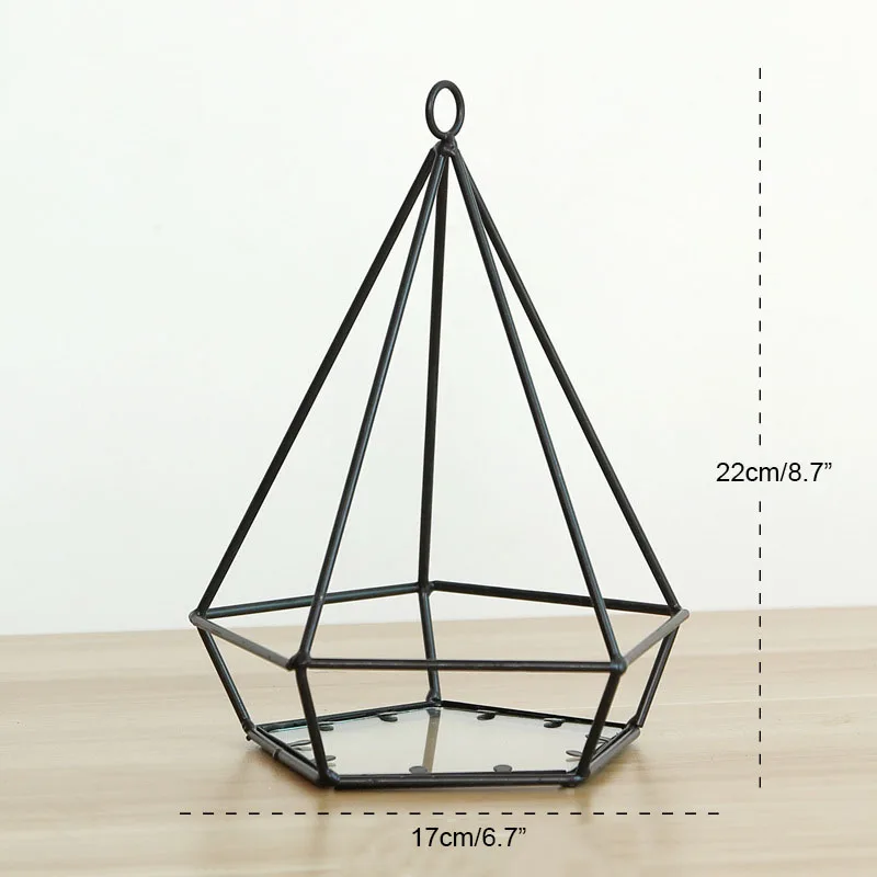 Европейский стиль Экологичная металлическая Геометрическая железная стойка