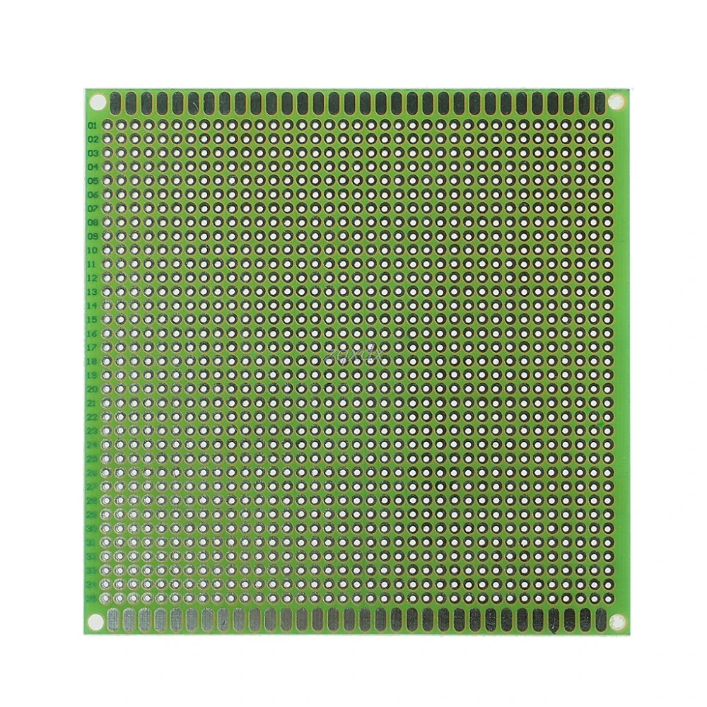 10x10 см Односторонний Прототип PCB Луженая DIY универсальная FR4 печатная плата