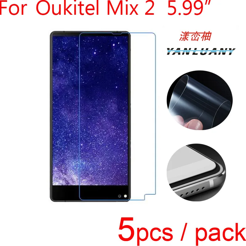 5 шт./лот протектор экрана мобильного телефона для Oukitel Mix 2 Защита ЖК-экрана Ультра
