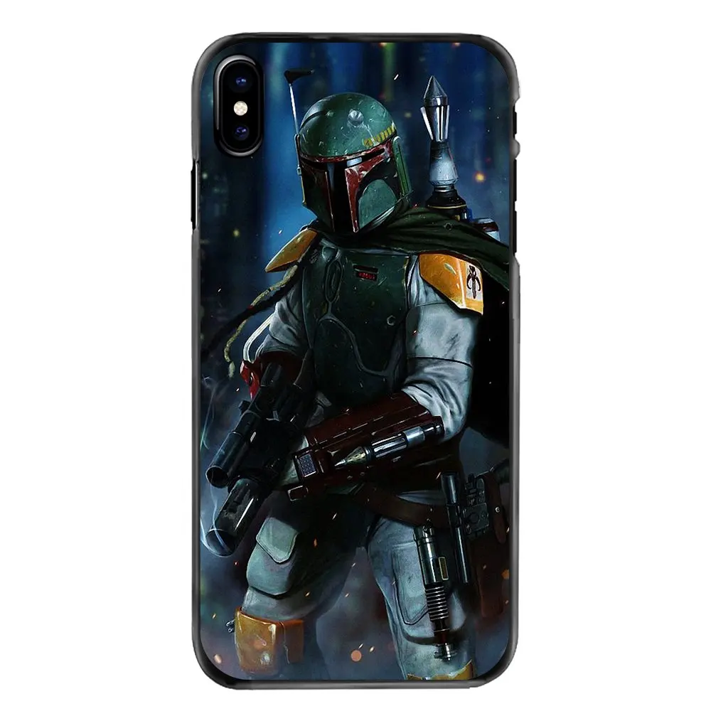 Чехлы для телефонов Звездные войны 7 Дарт Вейдер Штурмовик Боба Фетт iPhone 4 4S 5 5S 5C SE