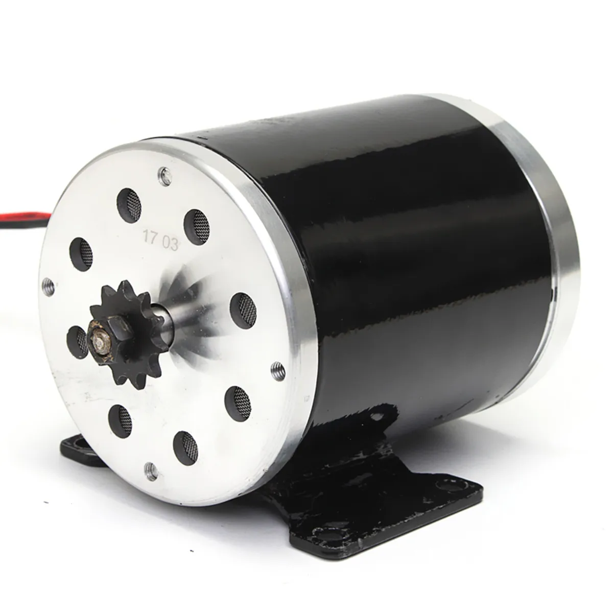 24V 500W 28.5A Электрический коллекторный мотор 2800 об/мин с кронштейном для скутера e-велосипеда мини велосипед картинг