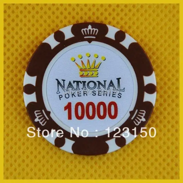 PK-6006 50 шт./упак. глины 14g фишки для покера металлическая 15 номинале | Спорт и