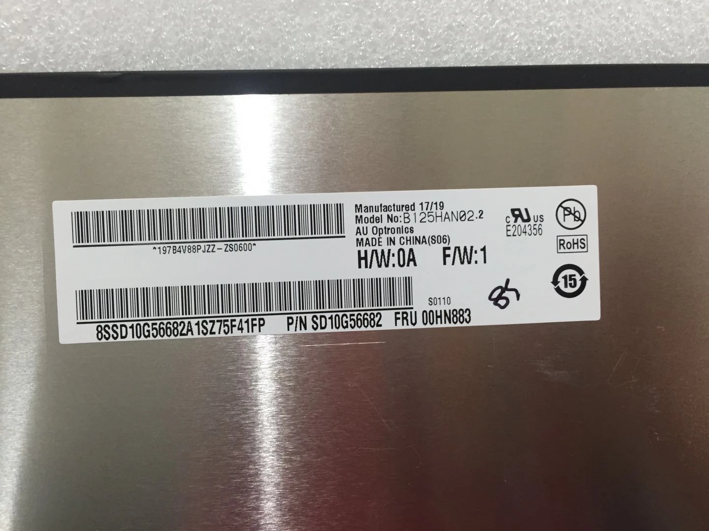 12 5 ''ЖК экраны для ноутбука светодиодный экран Lenovo X260 B125HAN02.2 FRU 00HN883 IPS 1920*1080 |