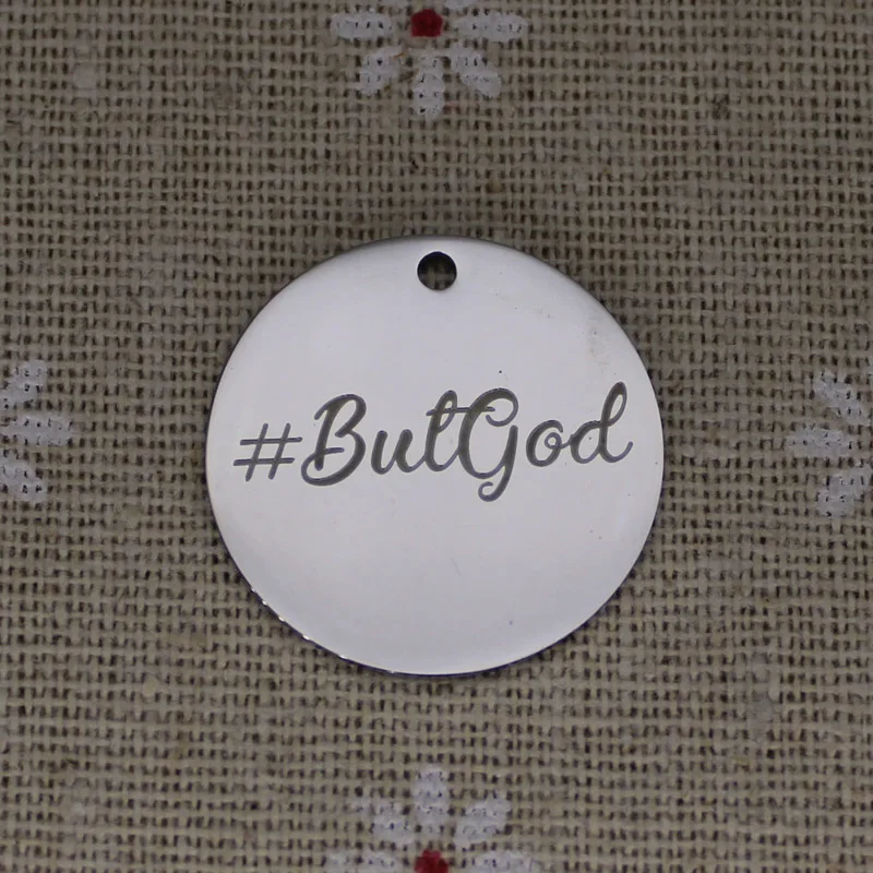 Божья коровка Религиозные Подвески из нержавеющей стали-# ButGod Шарм для изготовления ювелирных изделий