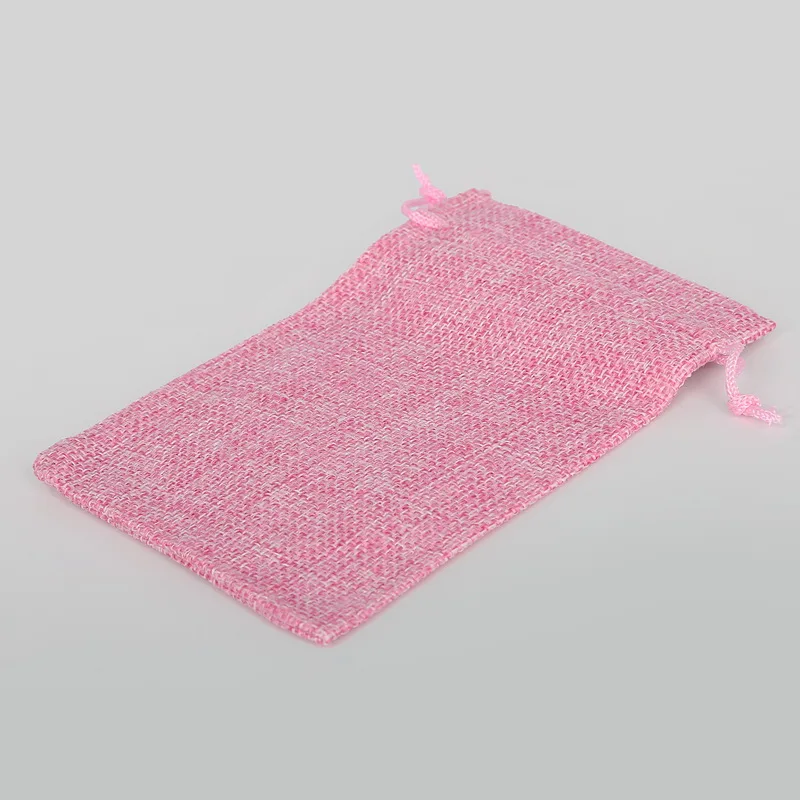 Льняные Подарочные мешки из хлопка 10 х1 4 см держатель для свадебных торжеств