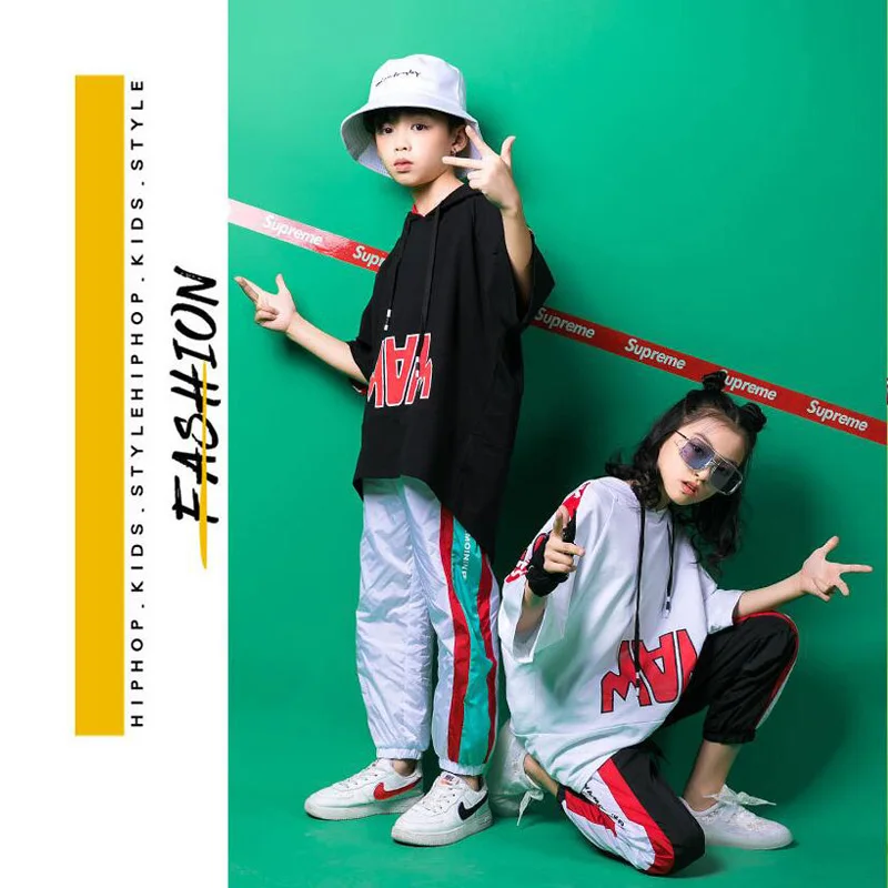 Детские штаны куртка с длинными рукавами пальто одежда в стиле хип-хоп костюм для