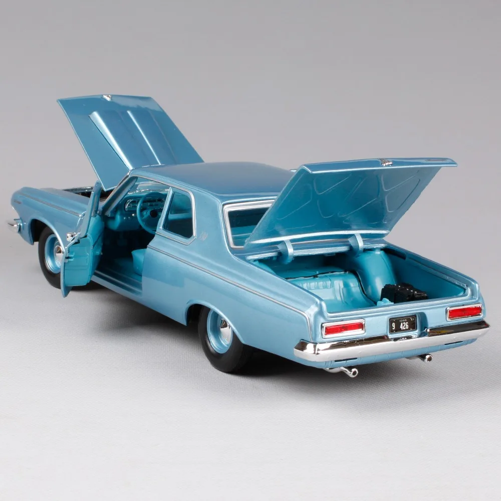 Maisto 1:18 1963 dodge 330 синий автомобиль литье под давлением для вентиляторов 295*105*80 мм