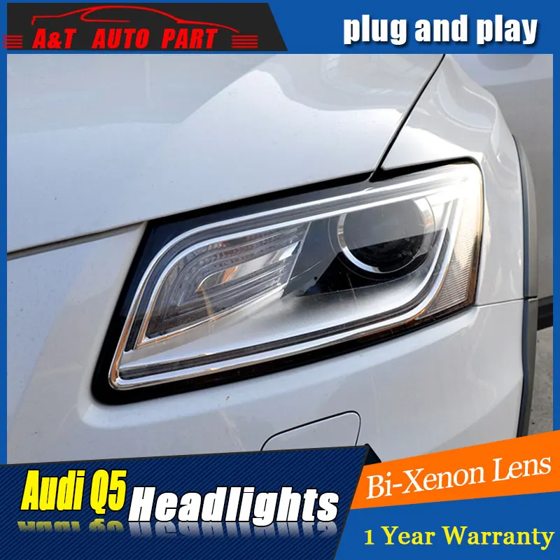 Автомобильный Стайлинг светодиодный головной светильник для AUDI Q5 s 2009 -2016 угол
