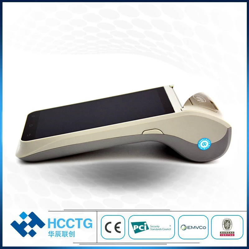 Умный мобильный 4G WiFi беспроводной ручной NFC Android POS терминал HCC Z91|Картридеры| |