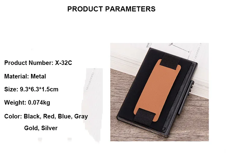 BISIGORO металлический корпус для карт мода RFID Блокировка держатель для карт Простой Высококачественный кошелек Повседневный многофункциональный кошелек для монет