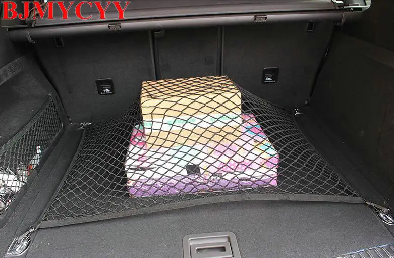 BJMYCYY автомобильный Стайлинг сетка для багажника автомобиля для Mitsubishi outlander lancer 10 9 pajero asx l200 pajero спортивные аксессуары