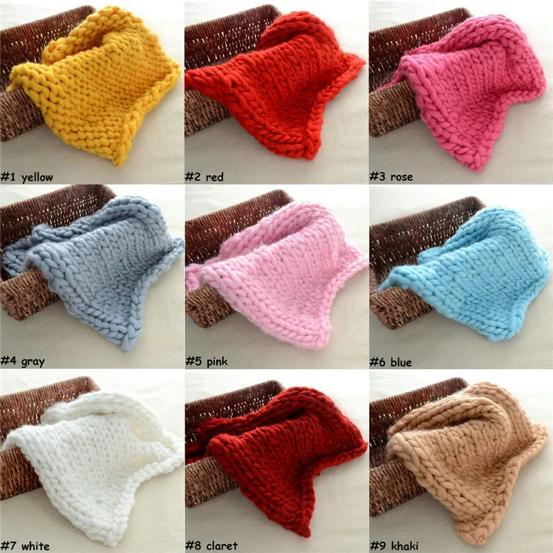 Baby Hot Knitted Crochet Blanket Mat Newborn Balls Nordic Accessories Best Christmas Gifts Photography Props | Дом и сад
