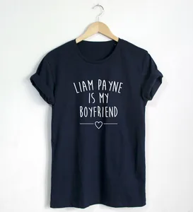 Liam Payne is my boyfriend, футболка с цитатой, модная хипстерская футболка унисекс, большие размеры и Colors-A672