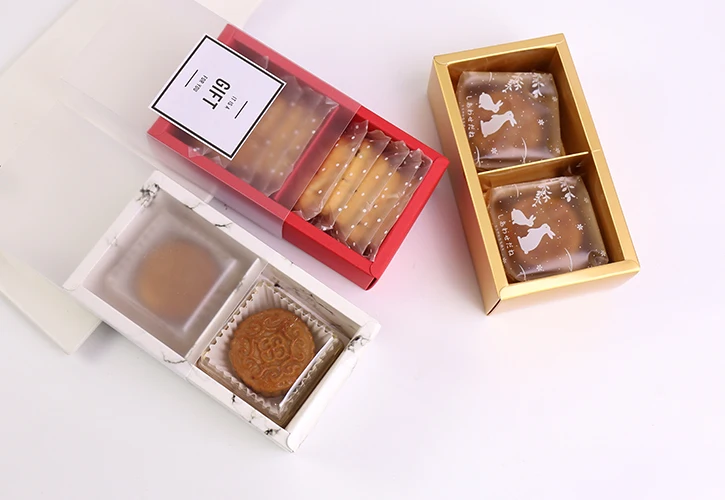 Прозрачные Пластиковые боксы для выпечки и десертов 30 комплектов|box with window|box boxbox