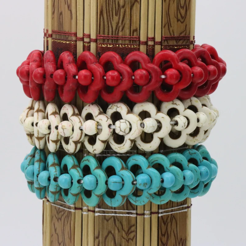 Опт Турция Камень эластичный браслет мульти элемент сочетание DIY четыре формы