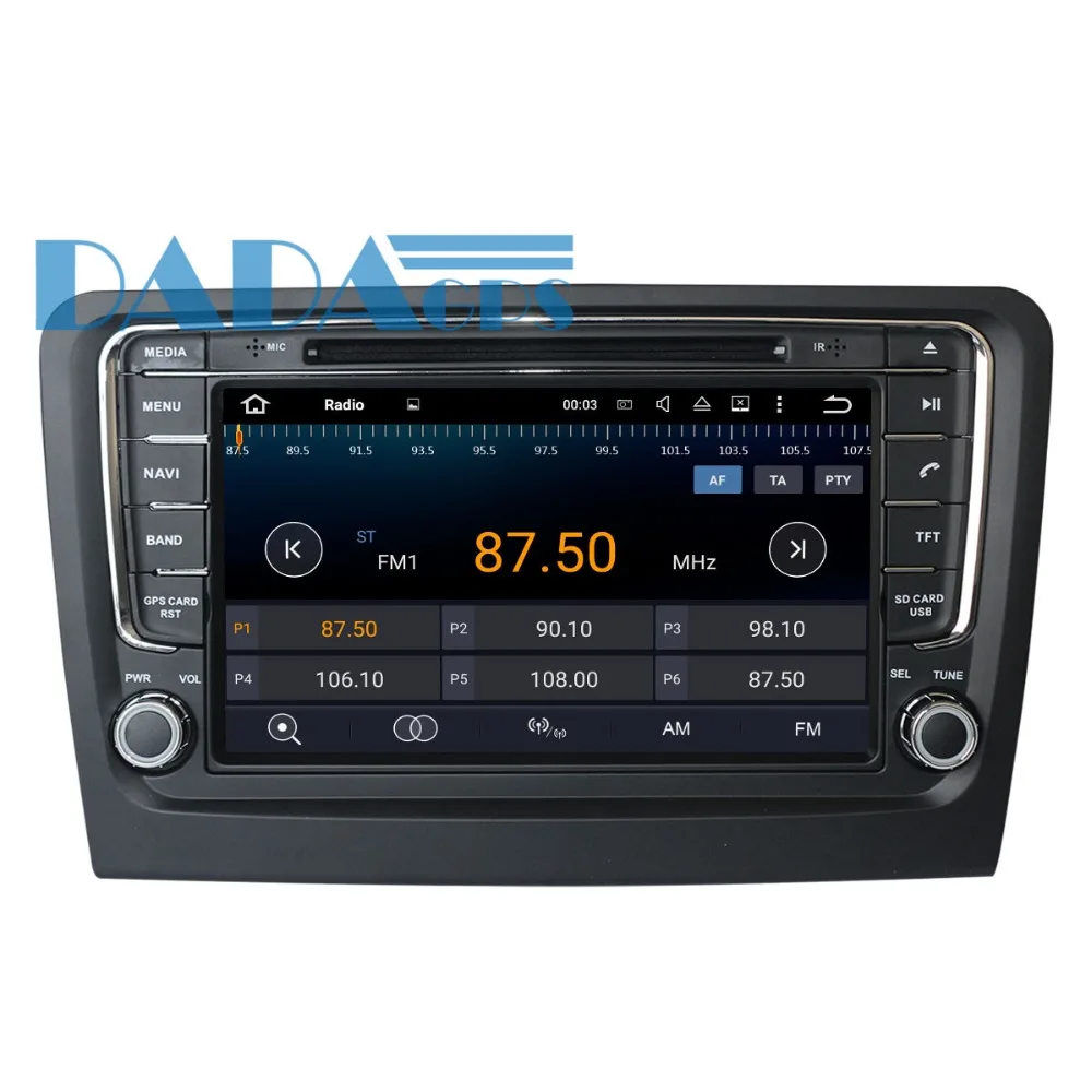 

Car DVD player GPS navigation For Skoda Rapid 2013-2018 multimedia auto radio tape recorder Android 9 4+32GB head unit Stereo