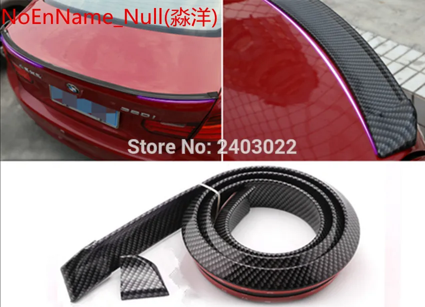 Универсальный Спойлер на багажник 1 5 метра из углеродного волокна или обшивки