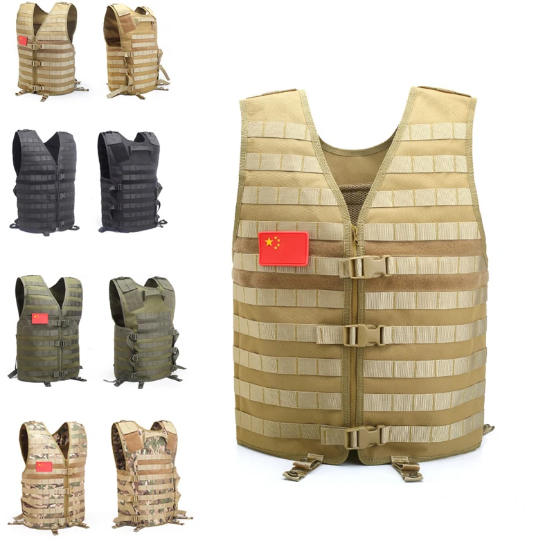 Тактический жилет боевой Молл военный страйкбол пейнтбол бронежилет для