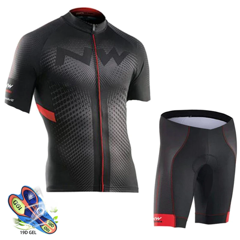 cycling jersey set8 Northwave, летняя мужская футболка для велоспорта, короткий рукав, набор, дышащий, нагрудник, шорты, MTB, одежда для велоспорта, ropa ciclismo hombre NW - Цвет: cycling jersey set8