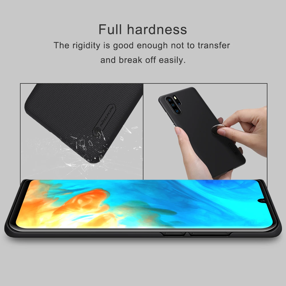 Huawei P30 Pro Чехол Nillkin Frosted Shield PC Пластиковый жесткий чехол для P40 Lite Обложка|Бамперы| |