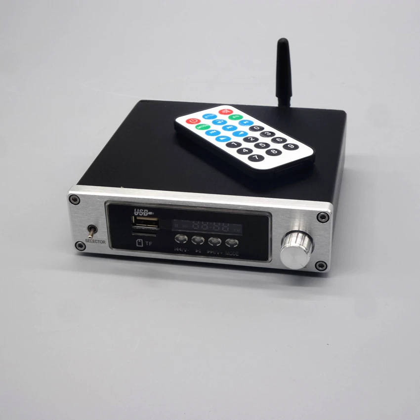 A200 Bluetooth пульт дистанционного управления без потерь Музыкальный плеер цифровой усилитель двойной IC TPA3116D2 200 Вт мощность мини-усилитель