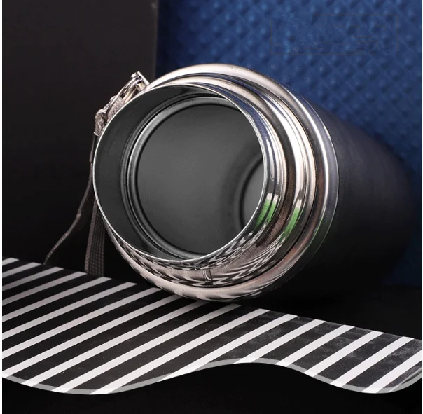 Thermos Cup Customized Logo with Free Stainless Steel Vacuum Flasks 500ml Gifts Lettering Advertising Cup Printing