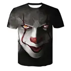 Лидер продаж 2018, Новое поступление, 3d футболка Джокера с забавным принтом персонажа комиксов, футболка Джокера с 3d покером, летняя повседневная футболка в стиле