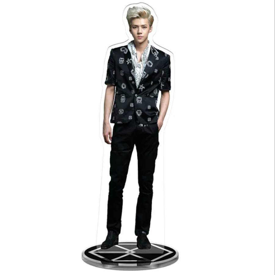 SEHUN Кпоп EXO Members акриловая фигурка стэнди, кукла Sehun Baekhyun, стоячий настольный декор, 21 см - Цвет: SEHUN