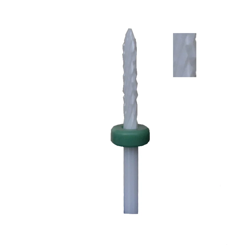 

1pcs White Ceramic Nail Drill Bit - Under Nail Cleaner Bit -C