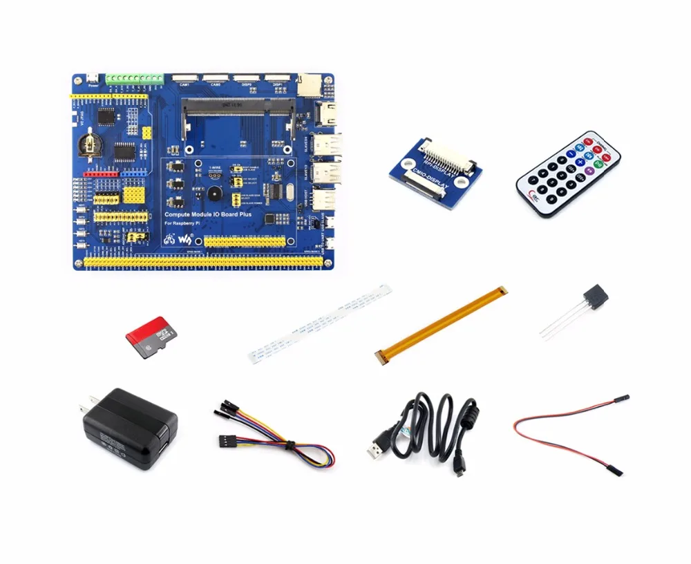 Raspberry Pi Compute Module 3 Lite набор аксессуаров тип A (без CM3L) с адаптером питания DS18B20 Micro SD