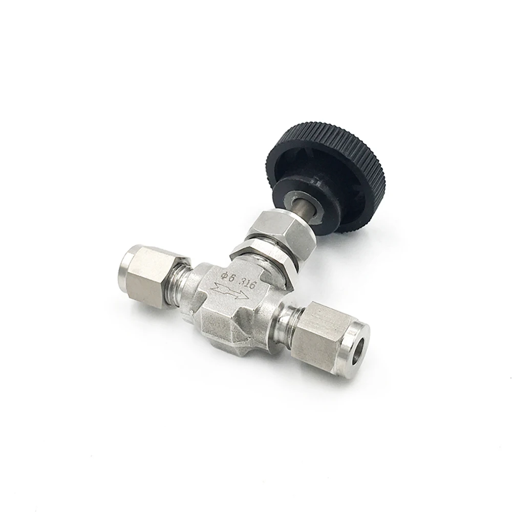 Компрессионный игольчатый клапан кованый кран 3000 фунтов на квадратный дюйм