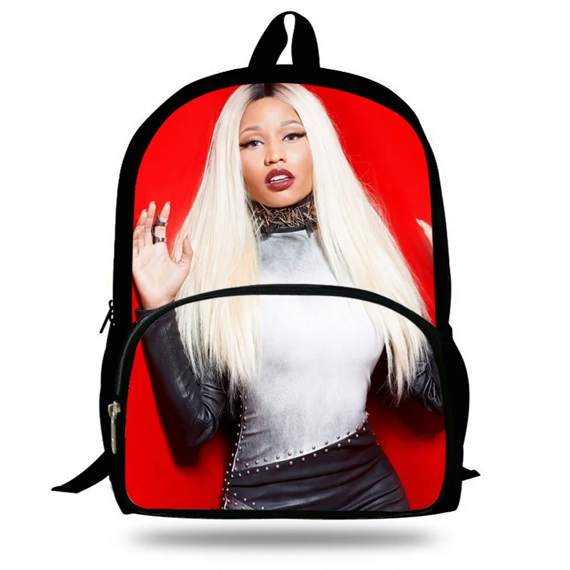 Nicki Minaj детские школьные рюкзаки для девочек Высококачественный ортопедический Рюкзак Школьные сумки сумка для отдыха Mochila Infantil