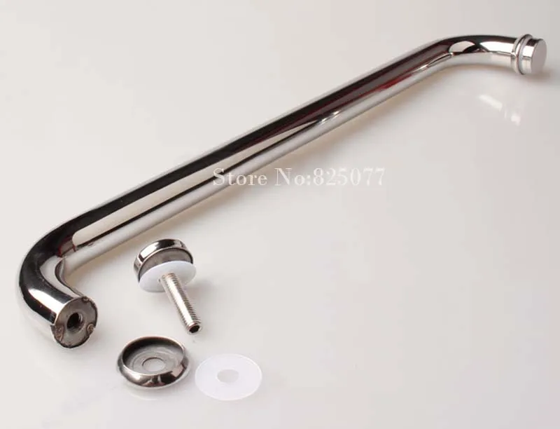 Бесплатная доставка Безрамная душевая дверь матовый/матовый + зеркало/золотая