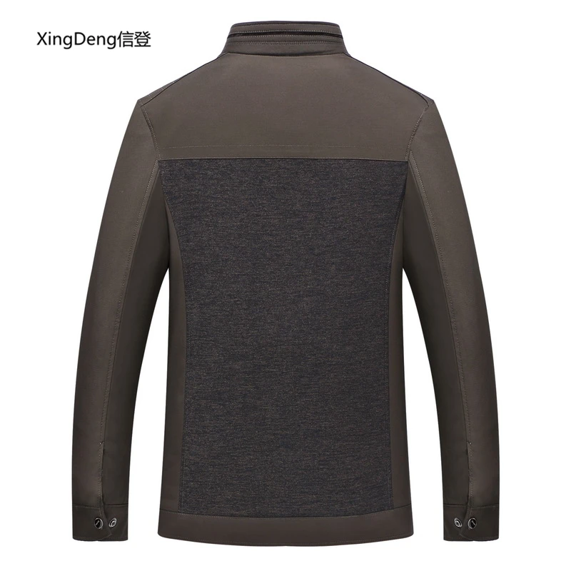 Новинка 2018 повседневная однотонная бейсбольная куртка XingDeng Мужская