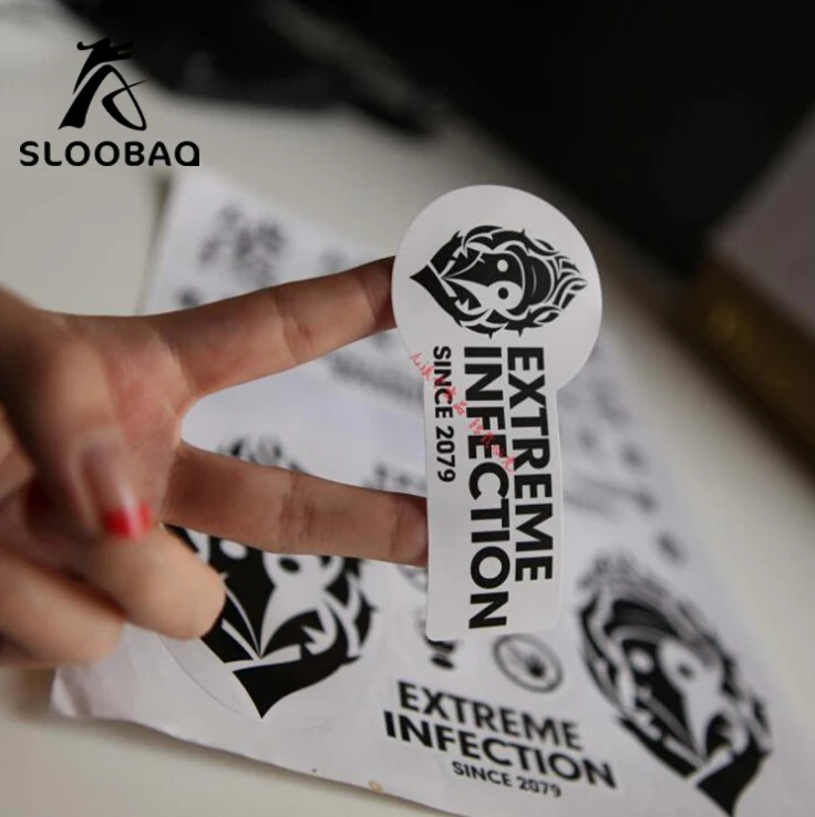 Бесплатная доставка наклейка на бумагу с напечатанным логотипом заказ для