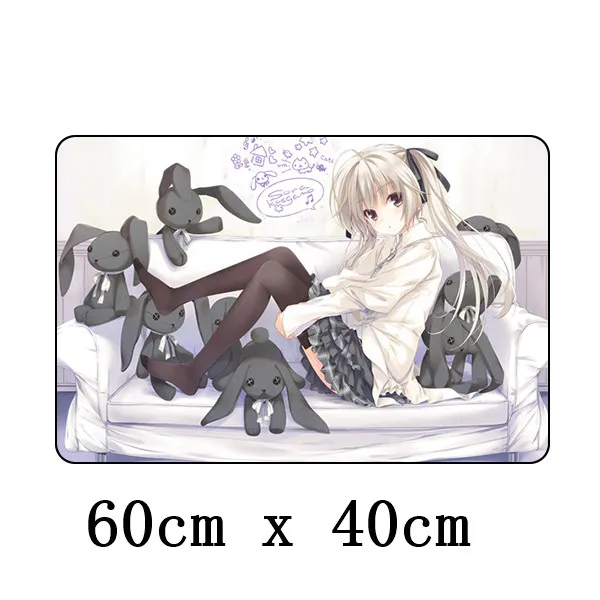Y FFFAS 60x40 см XL японский аниме коврик для мыши геймер Коврик для мыши лучшая жена девушка друг сестра Касугано Сора Yosuga No Sora Tapis De Souris - Цвет: Y