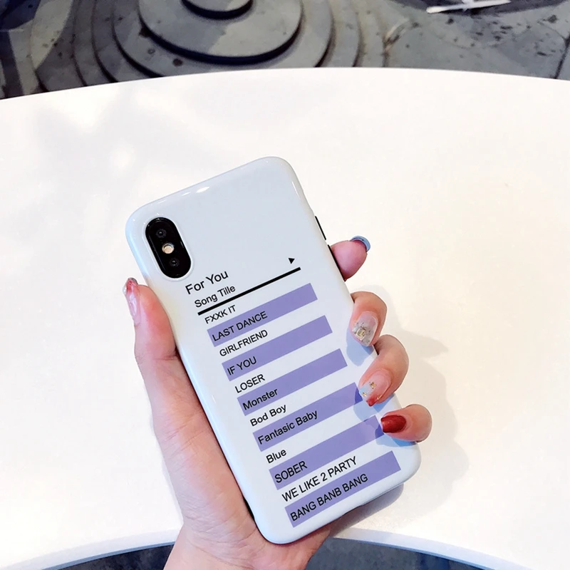Wmzsucc музыкальный плеер Bigbang песни Мягкие TPU Полный Обложка чехол для iPhone 6/6s/6 Plus/6s