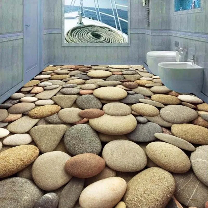 ПВХ Самоклеящиеся обои на заказ водонепроницаемые декоративные для ванной