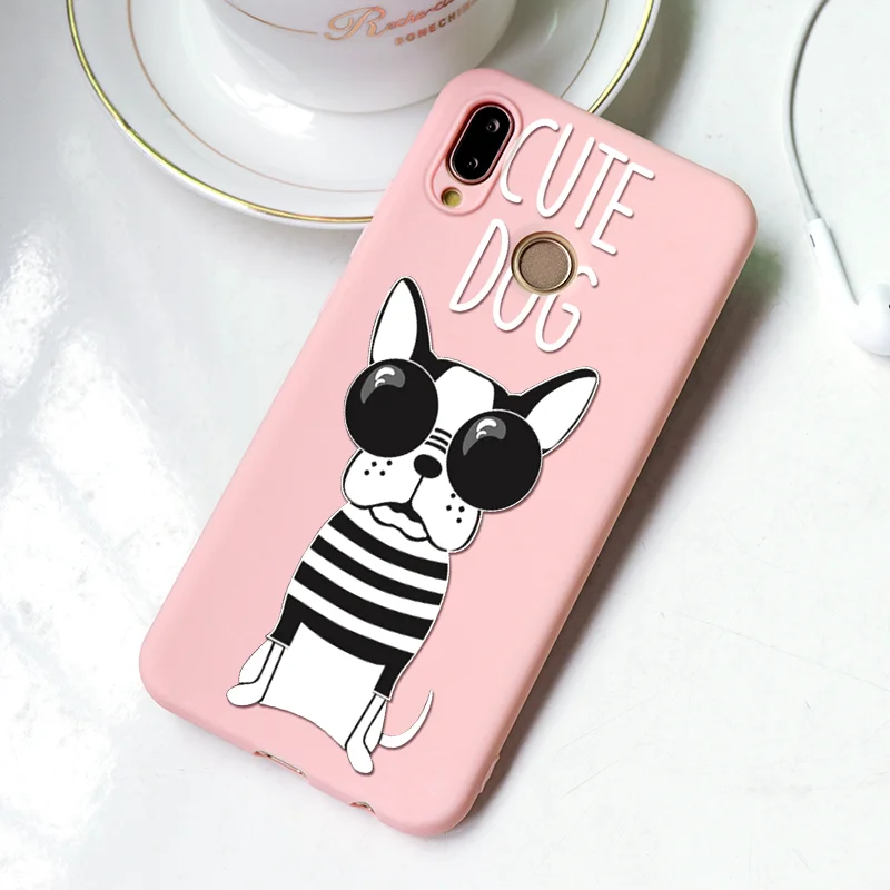cutedog Мягкий с рисунком из ТПУ чехол для huawei смартфона Honor 8X8, 9, 10, вид 20 играть Коврики 30 20 10 P30 P10 P20 Pro Lite Y5 P Smart чехол Coque - Цвет: cutedog