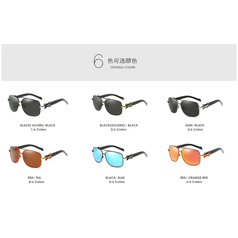 2020 Новое поступление HD поляризованные мужские солнцезащитные очки Лидер продаж