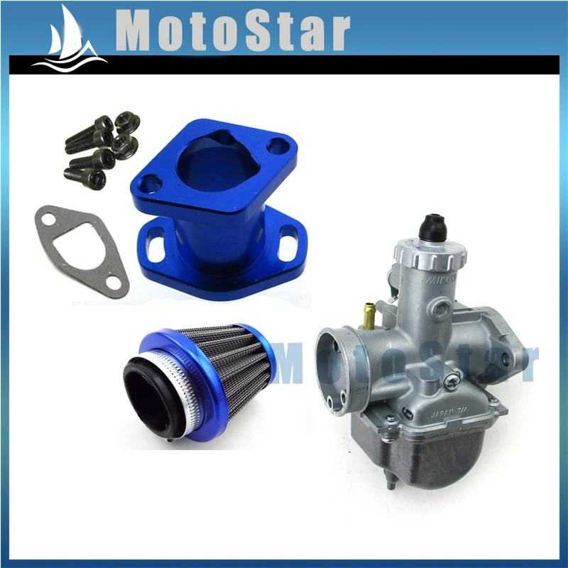 Карбюратор Bule Racing Performance Mikuni VM22 3847 Carb Mainfold воздушный фильтр для Predator 212cc GX200 196cc Mini