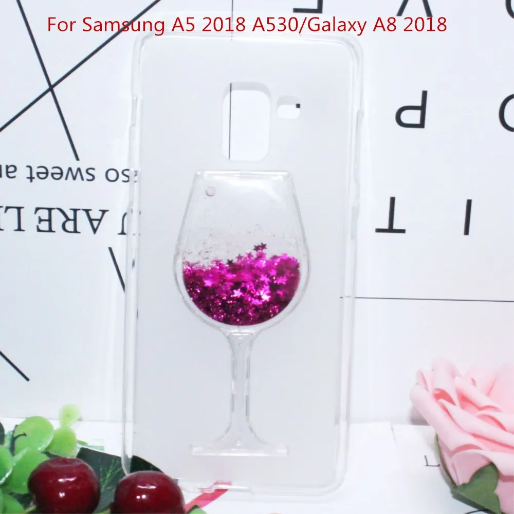 Мягкий силиконовый чехол для samsung A5 2018 A530/Galaxy A8 5 6 &quotзыбучие пески Стразы с узором