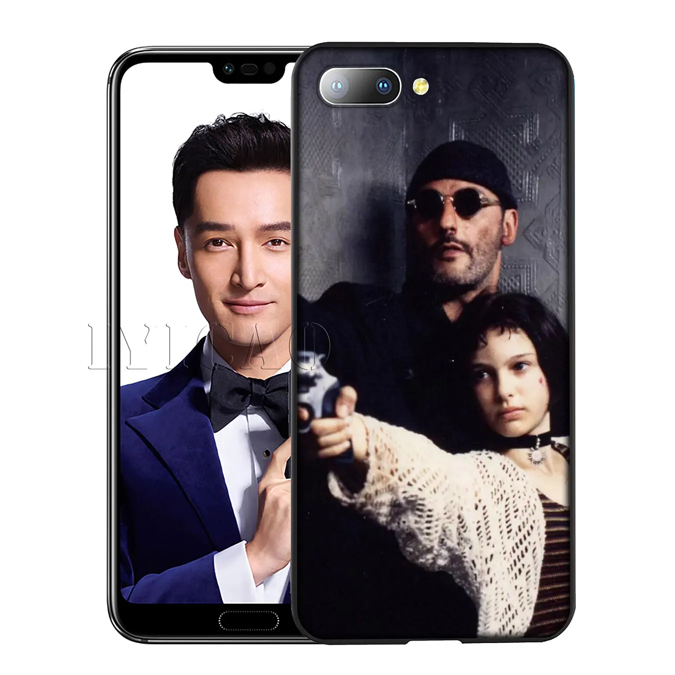 Силиконовый мягкий чехол IYICAO Leon и Matilda для Huawei Y7 Y6 Prime Y9 2018 Honor 8C 8X 8 9 10 Lite 6A 7C 7X 7A