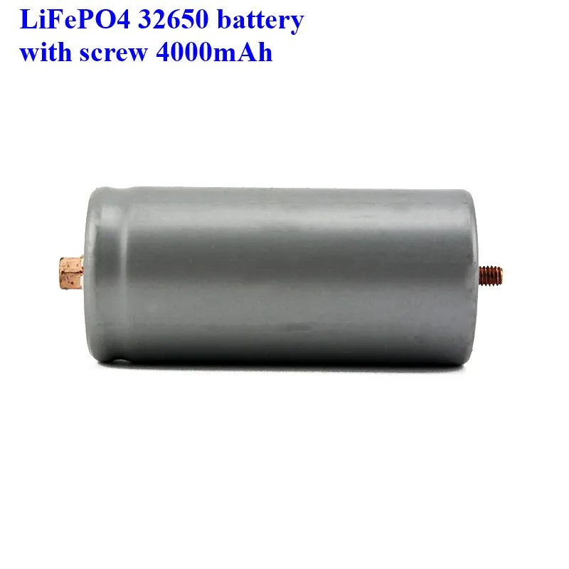 2 шт много винтов LiFePO4 батарея 32650 4000mAh перезаряжаемая литий ионная для