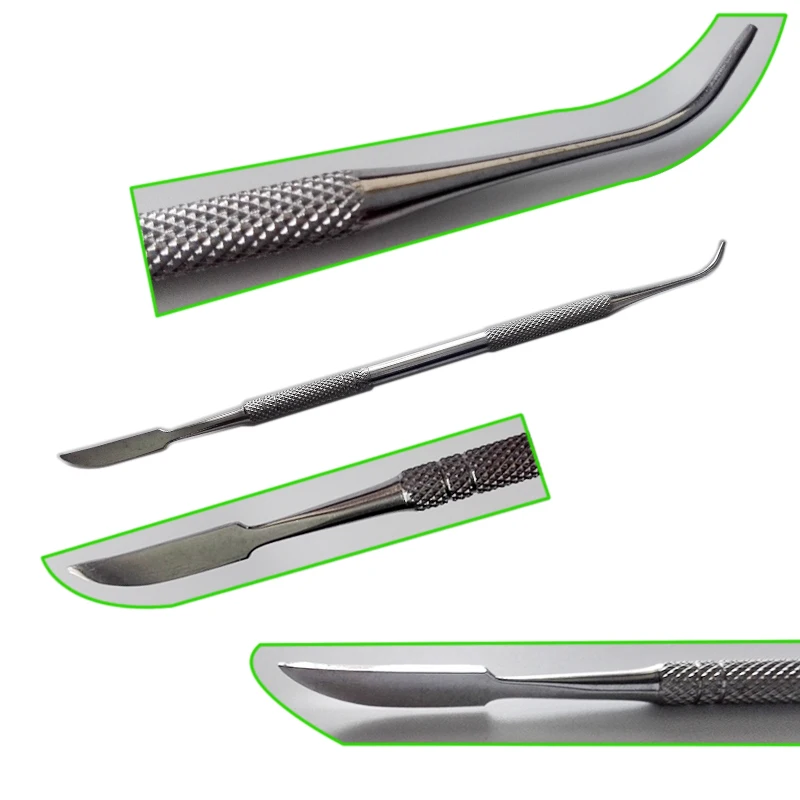 1 Шт. Резьба Инструменты Зубы Модели Из Нержавеющей Стали Серебряные