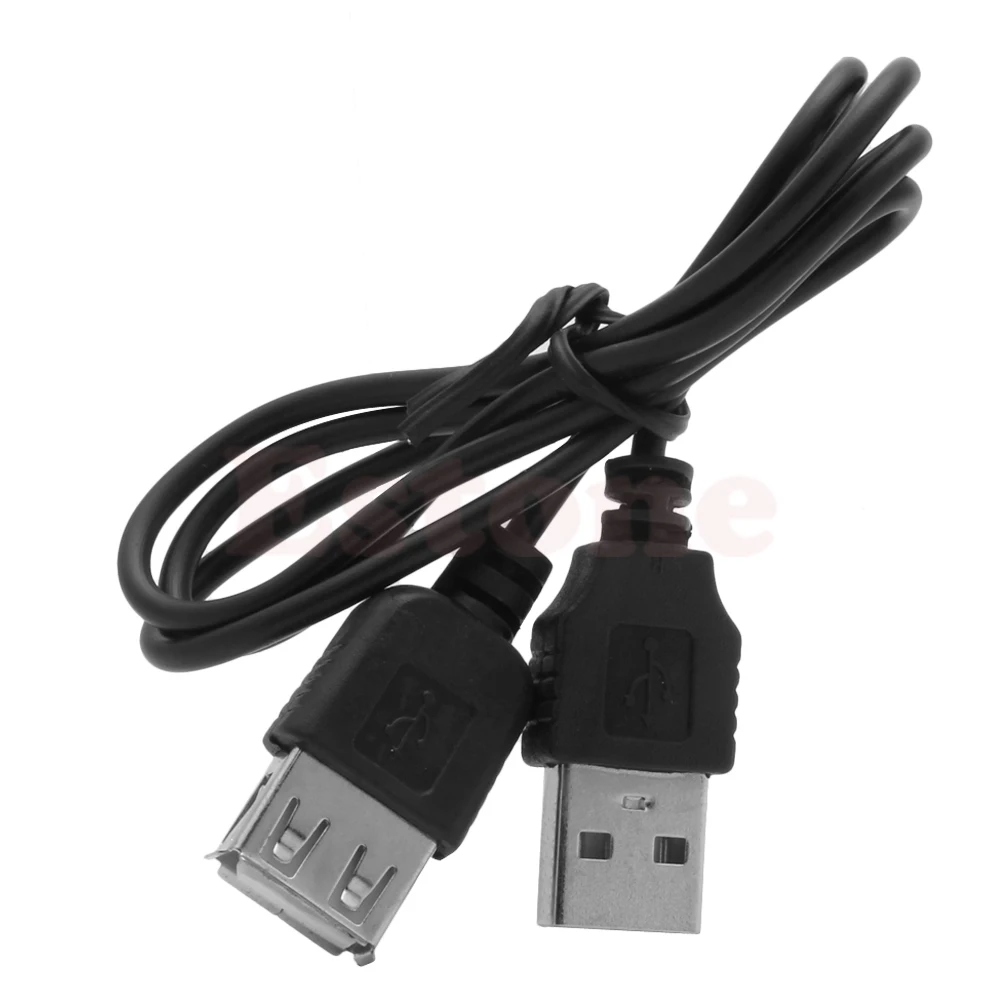 1 шт. USB 2,0 Мужской к женскому Удлинительный кабель