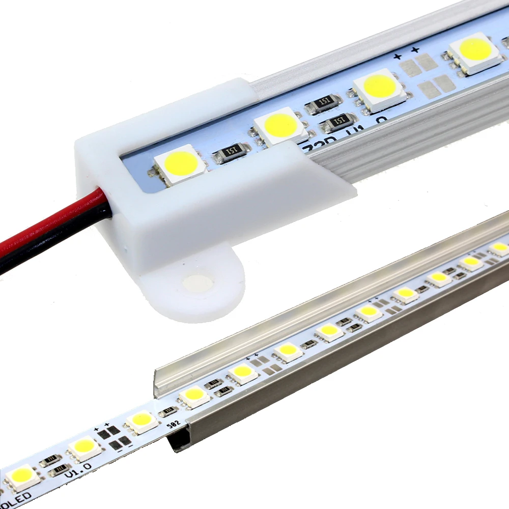 50 шт. суперъяркая Алюминиевая СВЕТОДИОДНАЯ лента SMD 5050 с отражателем 72 светодиода