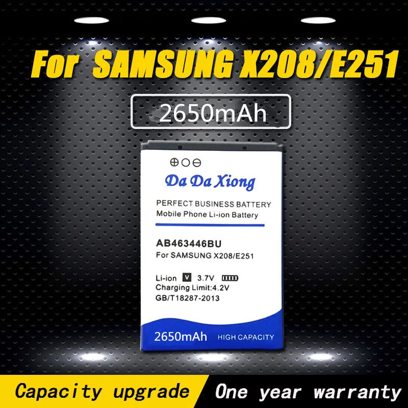 2650 мА/ч AB043446BE AB463446BU AB553446BU батарея для Samsung C3300K X208 X160 B309 GT C3520 E1228 E2530 E339 E2330